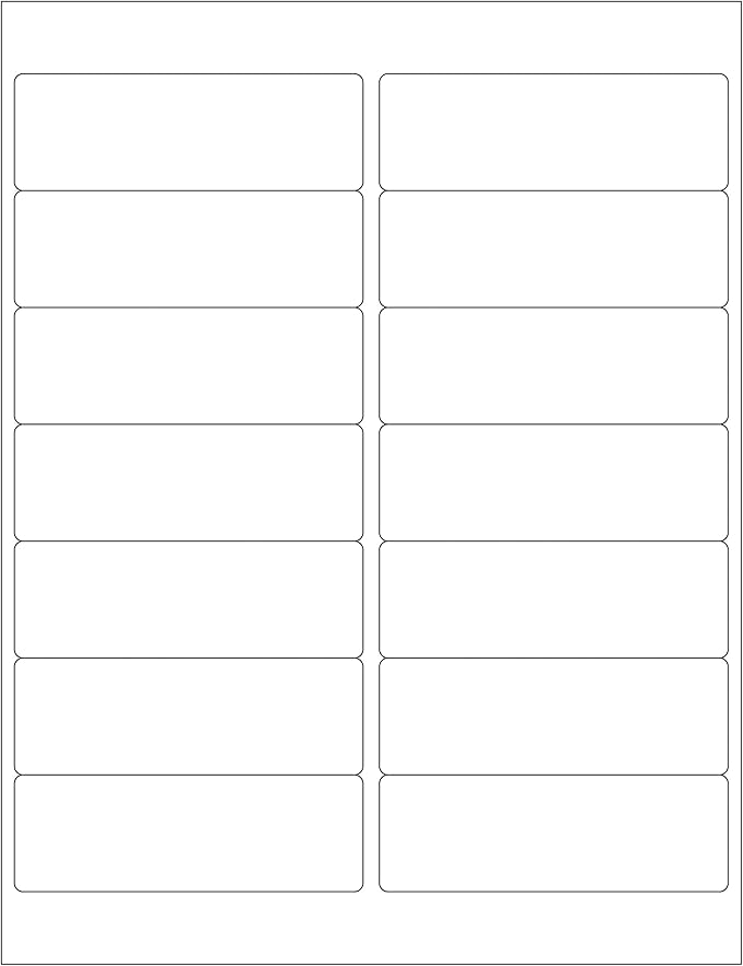 400 Sheets; 5,600 Labels of HouseLabels 14-UP, Address/Mailing Labels (4.0" x 1-1/3") - BPA Free!