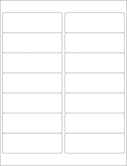 400 Sheets; 5,600 Labels of HouseLabels 14-UP, Address/Mailing Labels (4.0" x 1-1/3") - BPA Free!