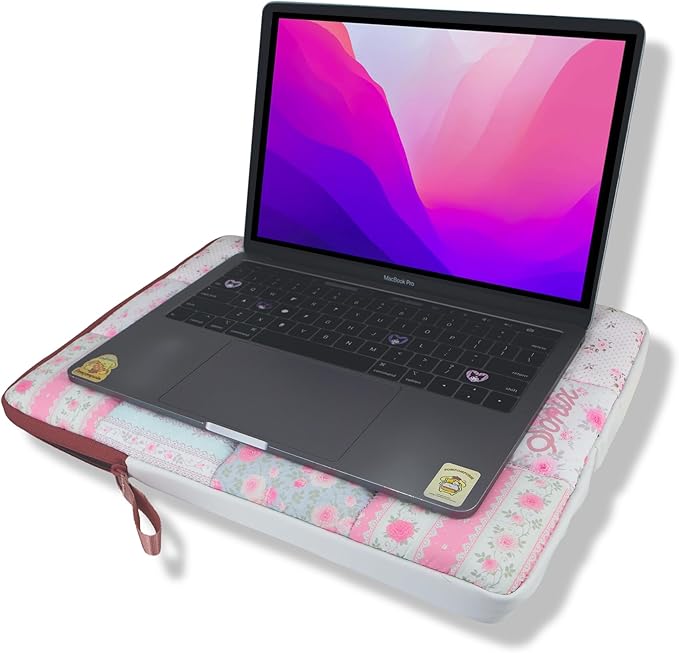 Sonix | Puffy Laptop Sleeve | 15-16 Inch, Quilted Pillow Puffer Laptop Carrying Case, Computer Sleeve | Patchwork Cottage