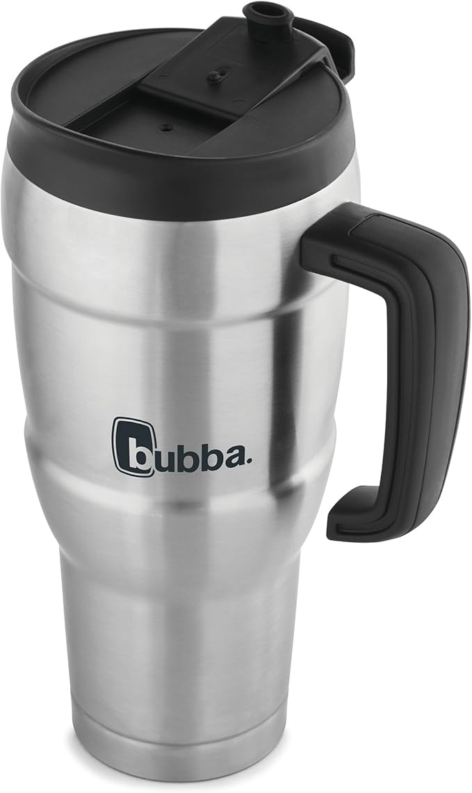 Bubba Hero XL, Vacuum-Insulated Stainless Steel Travel Mug, 30oz., Stainless Steel