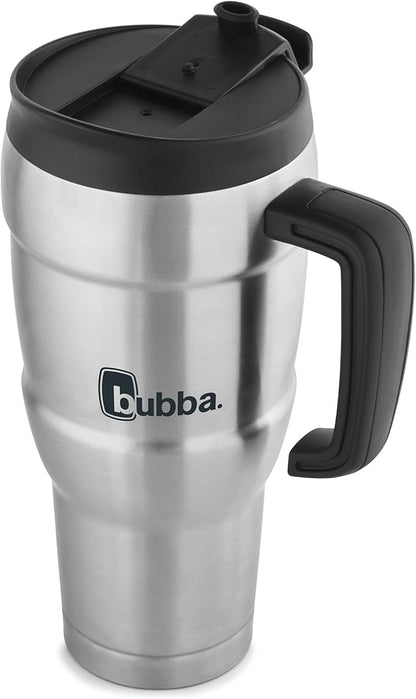 Bubba Hero XL, Vacuum-Insulated Stainless Steel Travel Mug, 30oz., Stainless Steel