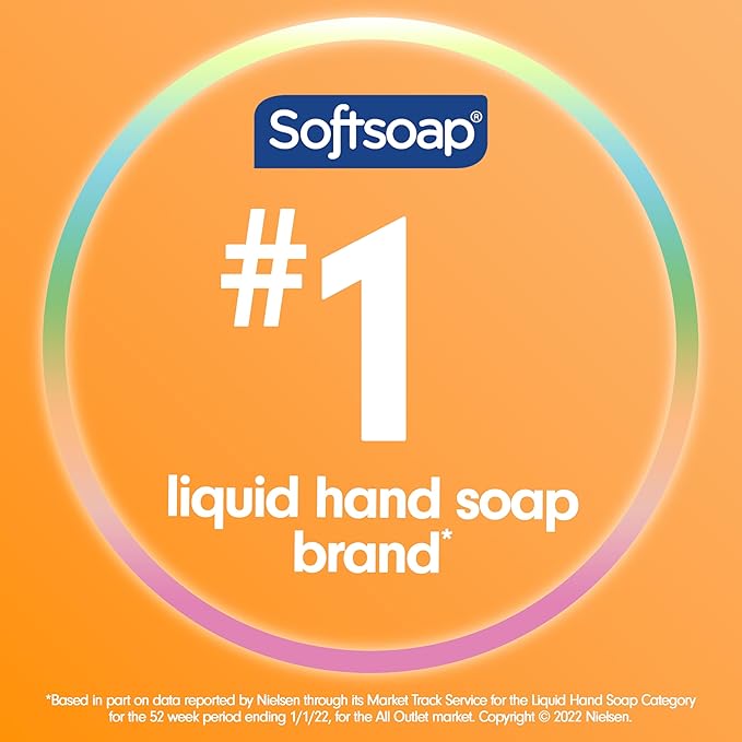 Softsoap 44571 Antibacterial Hand Soap, Crisp Clean, 11 1/4 oz Pump Bottle, 6/Carton