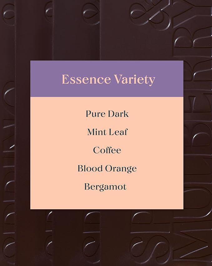 Spring & Mulberry Date-Sweetened Chocolate – 5-Bar Pack, Flavors with Fruits, Nuts, Spices & Essential Oils for the Perfect Treat