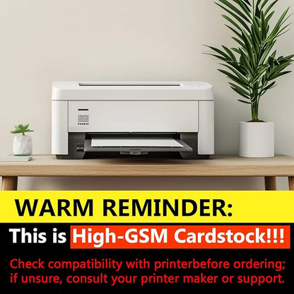 OcePor 400 Sheets Black Cardstock 8.5” x 11”, 92lb/250gsm Black Card Stock, Thick Card Stock Paper, Heavy Cardstock Paper for Printer, Resume, Scrapbooks, Art, Crafts, Business Cards