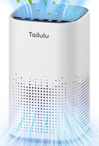 Air Purifiers for Home Large Room up to 1500ft², Tailulu H13 True HEPA Air Purifier for Pets Dust Odor Smoke, Air Purifier for Bedroom with 15dB Quiet Sleep Mode for Bedroom Office Living Room
