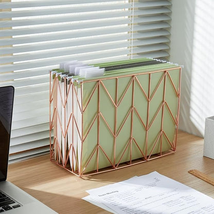 Y YOMA 6 Pack Gradient Hanging File Folders Letter Size Decorative Hanging Folder Pretty File Folder Organizer for Filing Cabinet Office Home with 1/5-Cut Adjustable Tabs, Leaf Green