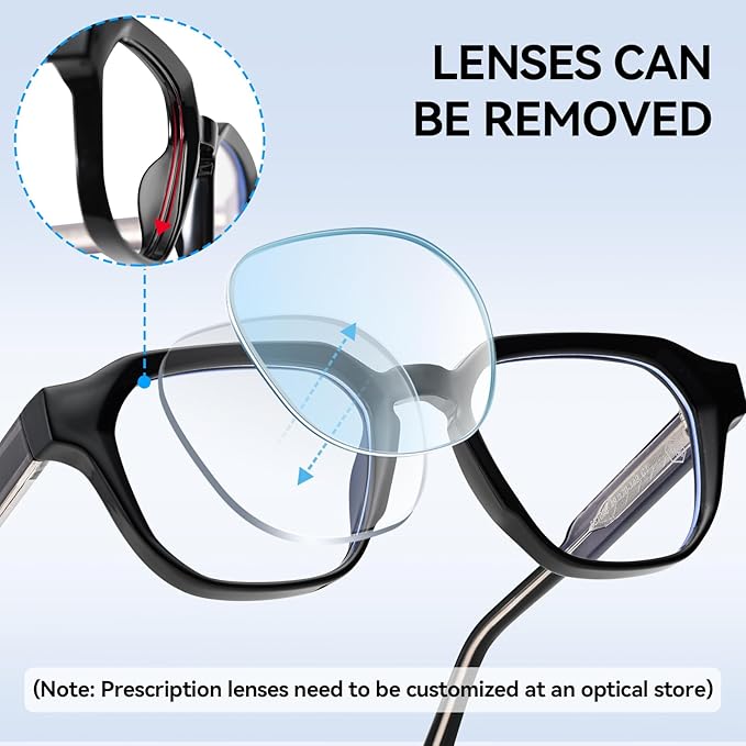 Dollger Blue Light Glasses for Women Men Computer Glasses Square Blue Light Blocking Glasses