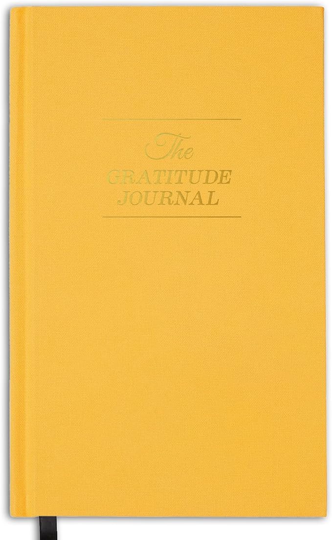 The Original Gratitude Journal 2026 with Inspiring Quotes & Mindful Prompts for Happiness and Positive Mindset - Notebook for Affirmation, Reflection & Optimism - Premium Hardcover Yellow
