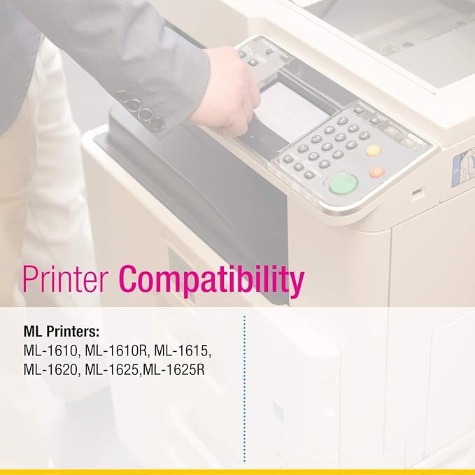 CS Replacement Toner Cartridge Compatible with Samsung ML-1610 ML-2010D3 Black ML Printers ML-1610 ML-1610R ML-1615 ML-1620 ML-1625,ML-1625R Toner Cartridge 2 Pack