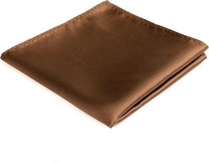 Mens Solid Satin Mens Tie With Hanky,Handmade Neckties For Men