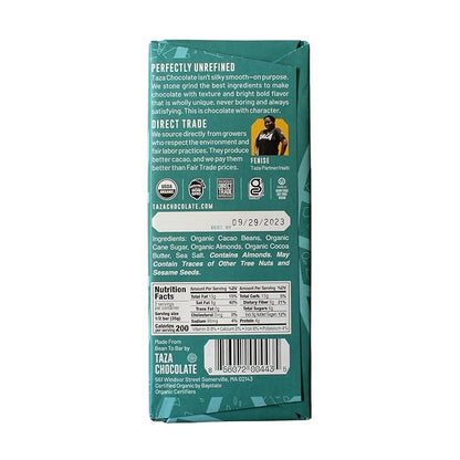 Taza Chocolate Organic Seriously Good Dark Chocolate Bar Variety Pack Bundle, 2.5 oz (4 count), Vegan