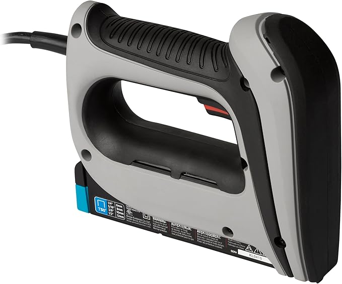 Arrow T50ACD Heavy Duty Corded Electric Staple Gun for Upholstery, Furniture, Office, Decorating, Fits 1/4", 5/16”, 3/8", or 1/2" Staples