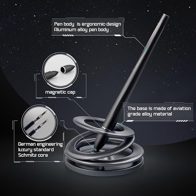 Ballpoint pen STURNIUM 3.0 EDITION.Floating and Magnetic levitating pen for Desktop decoration.Luxury hoverpen gift for men and women (Multiple colors are available)