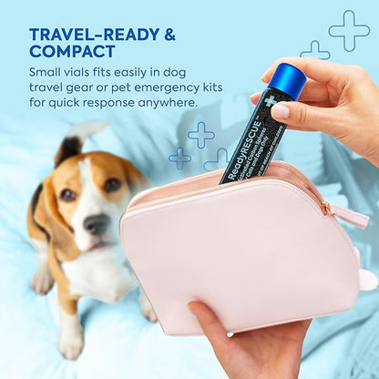 Dr. Cuddles ReadyRESCUE - Dog First Aid Kit Essential - Activated Charcoal Detox for Dogs, Cats, Pets - Animal First Aid Kit - Dog Medical Emergency Kit - Dog Travel Essentials - 30g (3 Vials of 30g)