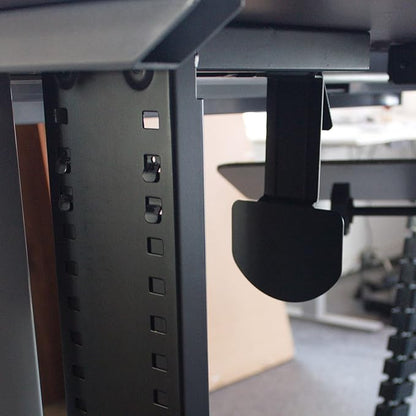 CPU Holder for Under Desk Mount Adjustable to fit Almost Any CPU Computer Tower