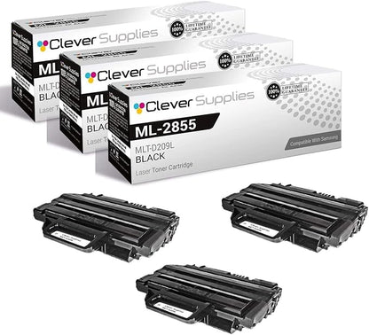 CS Replacement Toner Cartridge Compatible with Samsung ML-2855 MLT-D209L Black ML-2855 ML-2855ND SCX-4824 SCX-4824FN SCX-4826 SCX-4826FN SCX-4828 SCX-4828FN 3 Pack