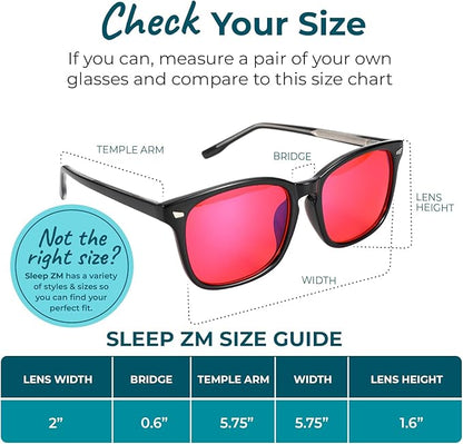 100% Blue Light Blocking Glasses - Women + Men - Better Sleep - Anti Eye Strain Protection - Computer Screens Gaming