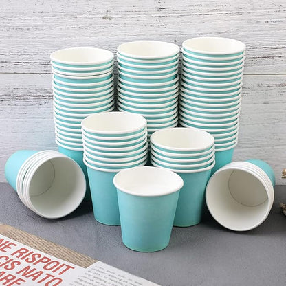 150 Pack 3oz Paper Cups, Bathroom Cups Disposable,Moushwash Cup Small Snack Cup for Water, Juice,Candy Ideal for Party Bathroom and Office