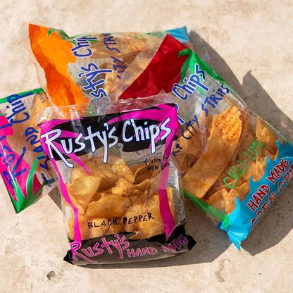 Rusty’s Chips - Crunchy & Healthy Chips for a Quick Bite - Gluten Free Chips, No Preservatives, Non-GMO, Vegan-Friendly Snack Pack
