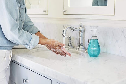 Method Gel Hand Soap Refill, Sweet Water, Biodegradable Formula, 34 fl oz (Pack of 6)