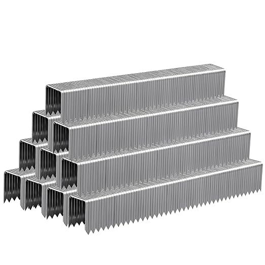 Heavy Duty T50 Staple 9/16" Length, 3/8" Crown 5000-Count, 20 Gauge Galvanized, for Pneumatic, Electric, Manual T50 Stapler Gun