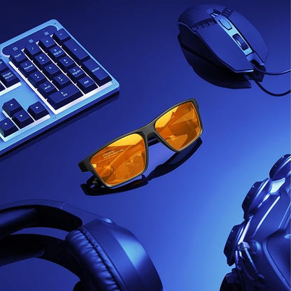 Titan Gaming Glasses, Anti Blue Light Glasses Men, UV400 Protection Blue Light Blocking Glasses for Computer Eye Strain