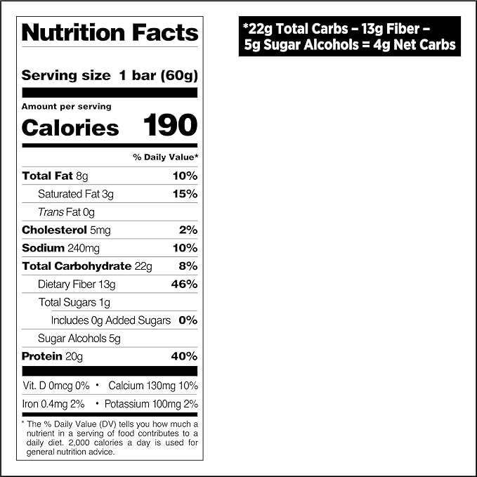 Quest Nutrition White Chocolate Raspberry Protein Bars, 20g Protein, 1g Sugar, 5g Net Carb, High Fiber, Gluten Free, Keto Friendly, 12 Count