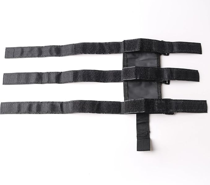 Universal Fire Extinguisher Straps Adjustable Roll Bar Mount 3 lb Fire Extinguisher Holder for Boat Wrangler Car Truck UTV Vehicles Roll Cage Interior Accessories Home Office,Black Strap Only