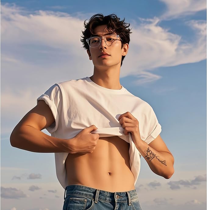 Blue Blocker Glasses for Men Metal Computer Gaming Glasses With Blue Ray Filter