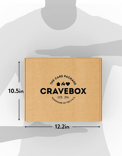 CRAVEBOX Snacks Box Variety Pack Care Package (55 Count) Christmas Treats Gift Basket Adults Kids Grandkids Guys Girls Women Men Boyfriend Birthday Cookies Chips College Student Office School