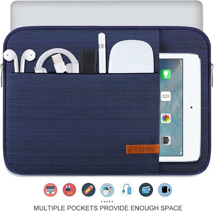 Lacdo Laptop Sleeve Case for 14 inch New MacBook Pro M5/M4/M3/M2/M1 Chips Pro Max A3434 A3112 A3401 A3185 A2918 A2992 2025-2021, 13.8" 13.5" Microsoft Surface Laptop 7th 6 5 4 3 Computer Bag, Blue