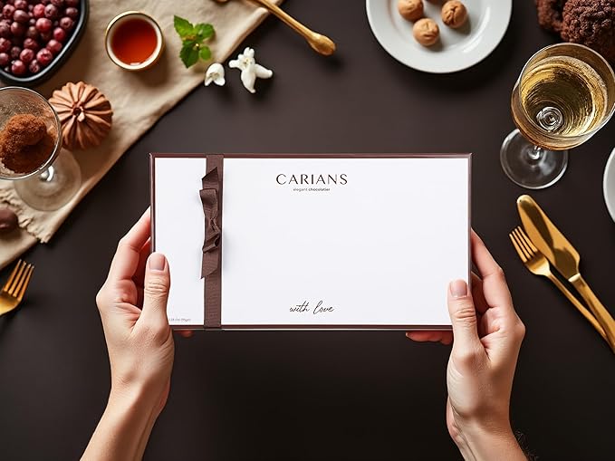 CARIANS Dubai Chocolate Gift Box, Dubai Chocolate Candy with Pistachio and Kunafa, Individually Wrapped Chocolate, Great for Gift Giving, Anniversary, Christmas, Thanksgiving, Halloween, 10 Pc