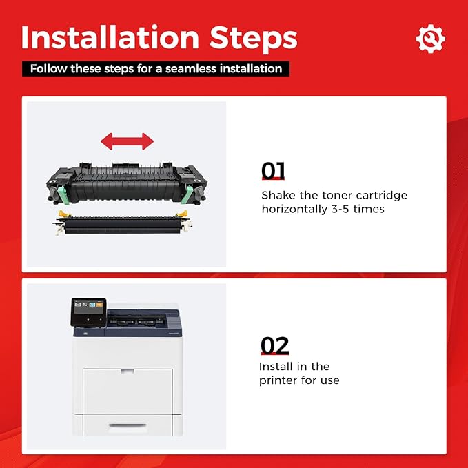115R00119 Fuser Maintenance Kit 1-Pack Replacement for Xerox 115R00119 Fuser Kit Compatible with Xerox VersaLink B400 B400N B400DN B405 B405N B405DN Laser Printer All-in-One Fuser Unit 110V 150K Yield