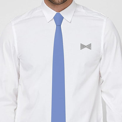 Men's Oxford Matt Neckties Solid Color for Adults Tuxedo Classic Design, by Bow Tie Hosue
