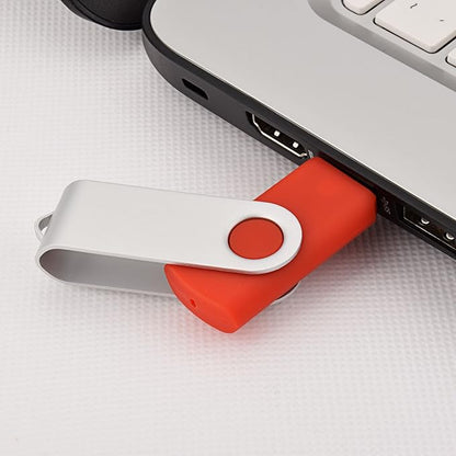 KOOTION 5 Pack 4GB USB Flash Drive Thumb Drive USB Drive 4 GB Jump Drive Memory Stick Pen Drive(5 Colors: Black Blue Green Purple Red)