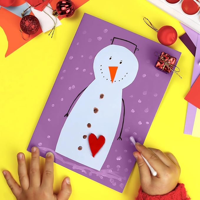 Purple Cardstock 8.5 x 11 80lb Halloween Card Stock For Printer, Goefun 24 Sheets Purple Construction Paper for Wedding Invitations, DIY Cards, Menus, Crafts