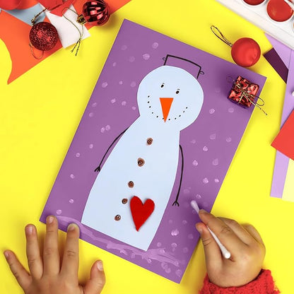 Purple Cardstock 8.5 x 11 80lb Halloween Card Stock For Printer, Goefun 24 Sheets Purple Construction Paper for Wedding Invitations, DIY Cards, Menus, Crafts