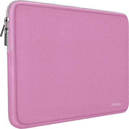 14 Inch Laptop Sleeve, Resistant Neoprene Laptop Sleeve/Notebook Computer Pocket Case/Tablet Briefcase Carrying Bag for 14 inch HP, Lenovo, Asus Notebook, Ultrabook, Pink