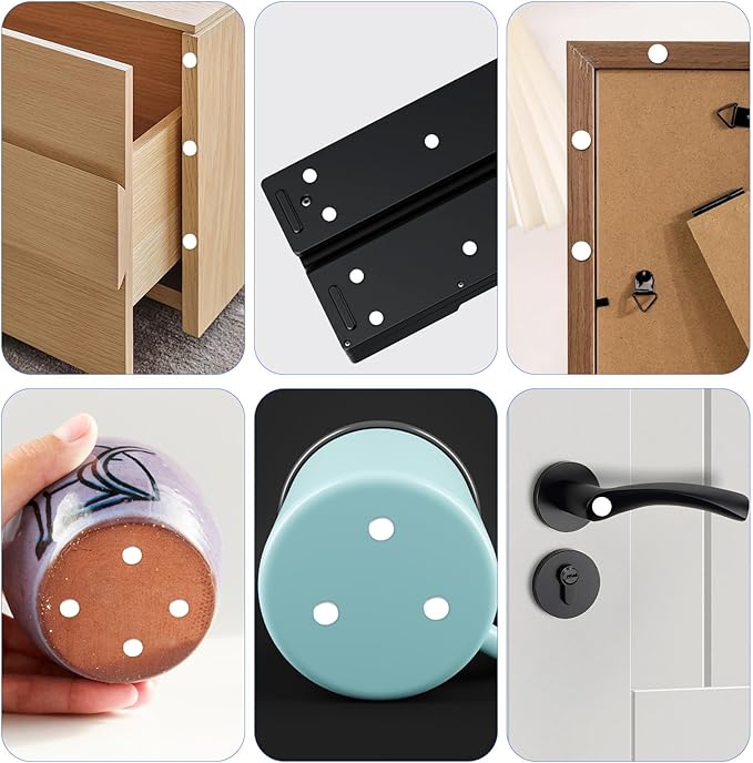 735 Pcs Mini Foam Felt Pads, Small Felt Furniture Pads 3/8 Inches Self Stick Pad Self Adhesive EVA Foam Dot Circles for Desks Drawers Vases Photo Frames Cabinets Doors Floor White | Furniture Pads - TrueDesk