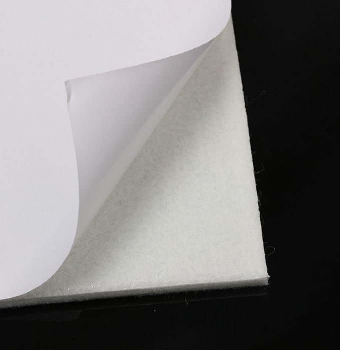 8 - Pack Furniture Felt Pads 1/5" Thick Self - Stick Heavy Duty Sheets Wood Floor Protector(White) | Furniture Pads - TrueDesk