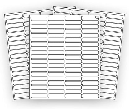 800 EcoSwift Shipping Labels 1 3/4 x 1/2 inches Mailing Address Return Inventory Blank White Self Adhesive for Laser Inkjet Printer 1.75 x 0.5 | Laser Inkjet Printer Labels - TrueDesk