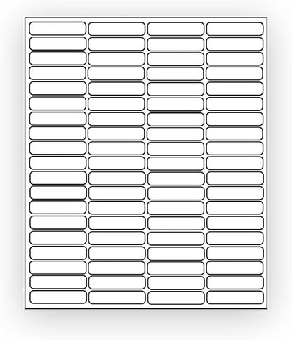 800 EcoSwift Shipping Labels 1 3/4 x 1/2 inches Mailing Address Return Inventory Blank White Self Adhesive for Laser Inkjet Printer 1.75 x 0.5 | Laser Inkjet Printer Labels - TrueDesk