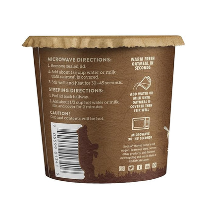 Kodiak Cakes Instant Protein Chocolate Chip Oatmeal in a Cup, 2.12oz (Pack of 12)