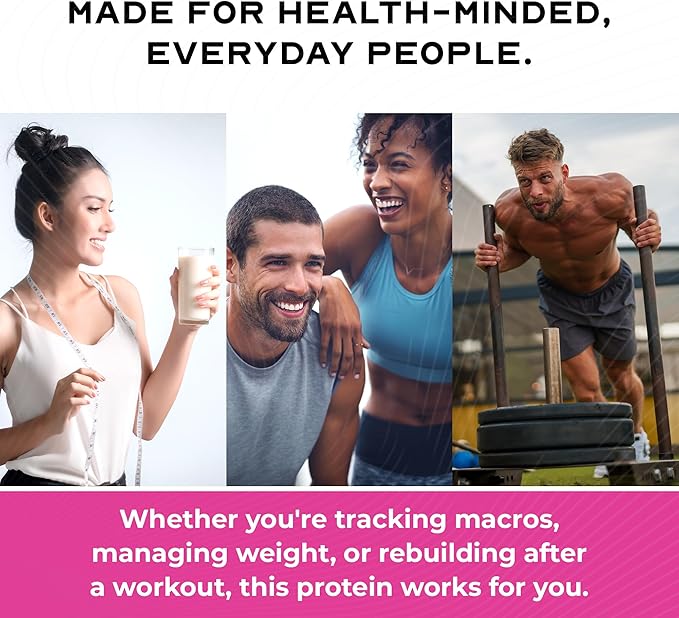 Muscle Feast Grass-Fed Whey Protein Isolate, All Natural Hormone Free Pasture Raised, Whey Isolate Protein Powder for Men and Women, Gluten-Free, Delicious Isolate Protein - Strawberry Cheesecake, 2lb