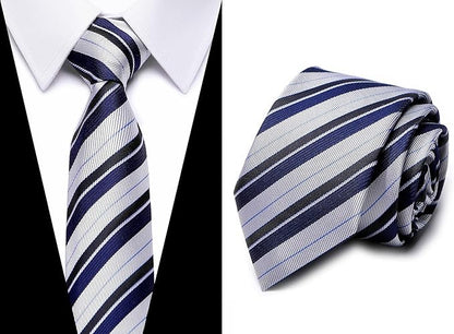 Tie For Men Necktie Woven Jacquard Neck Ties Set 6 PCS