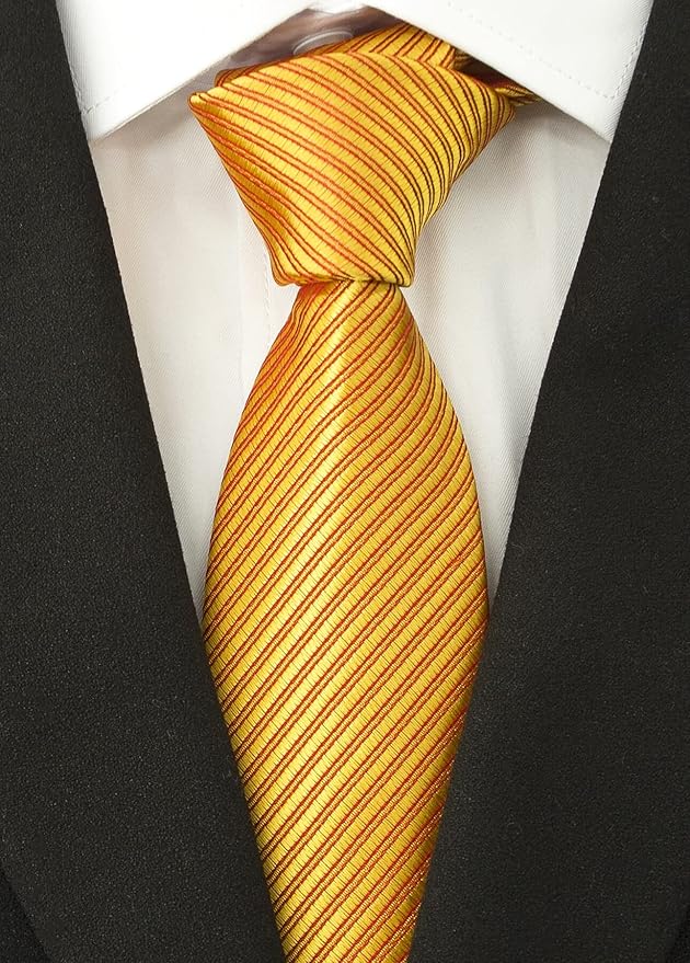 Adulove Men's Necktie Classic Silk Tie Woven Jacquard Neck Ties 6 PCS