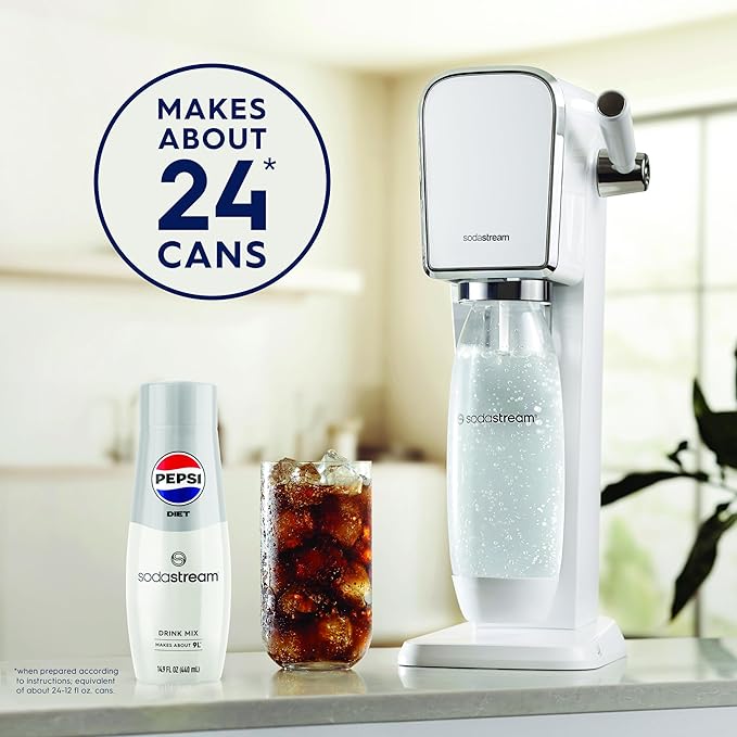 SodaStream Pepsi & MTN Dew Variety Pack, Diet, 440ml, (Pack of 3)