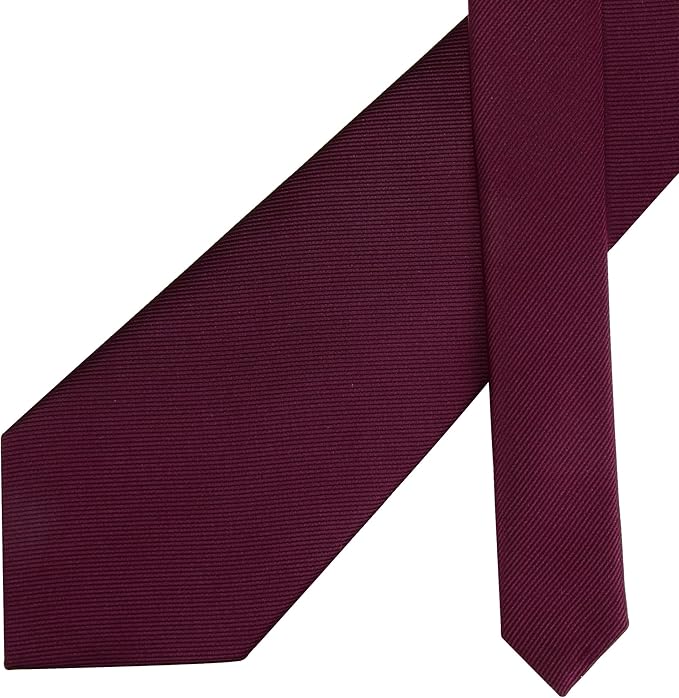 GUSLESON Classic New 3.15"（8cm） Men's Solid Color Necktie Wedding Business Tie + Gift Box