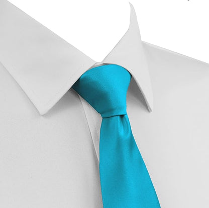 trilece Ties for Men - Men's Solid Color Ties - Formal Neckties for Men - Neck Tie for Man