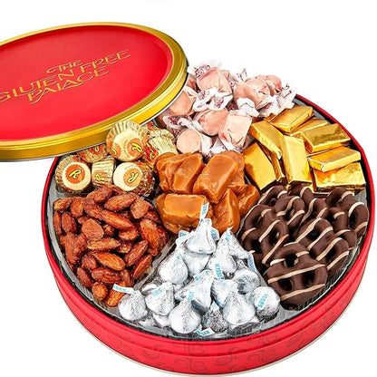 Gluten Free Palace Assorted Candy Gift Basket – Variety of Nuts & Treats for Birthday, Thank you, Adults, Men & Women